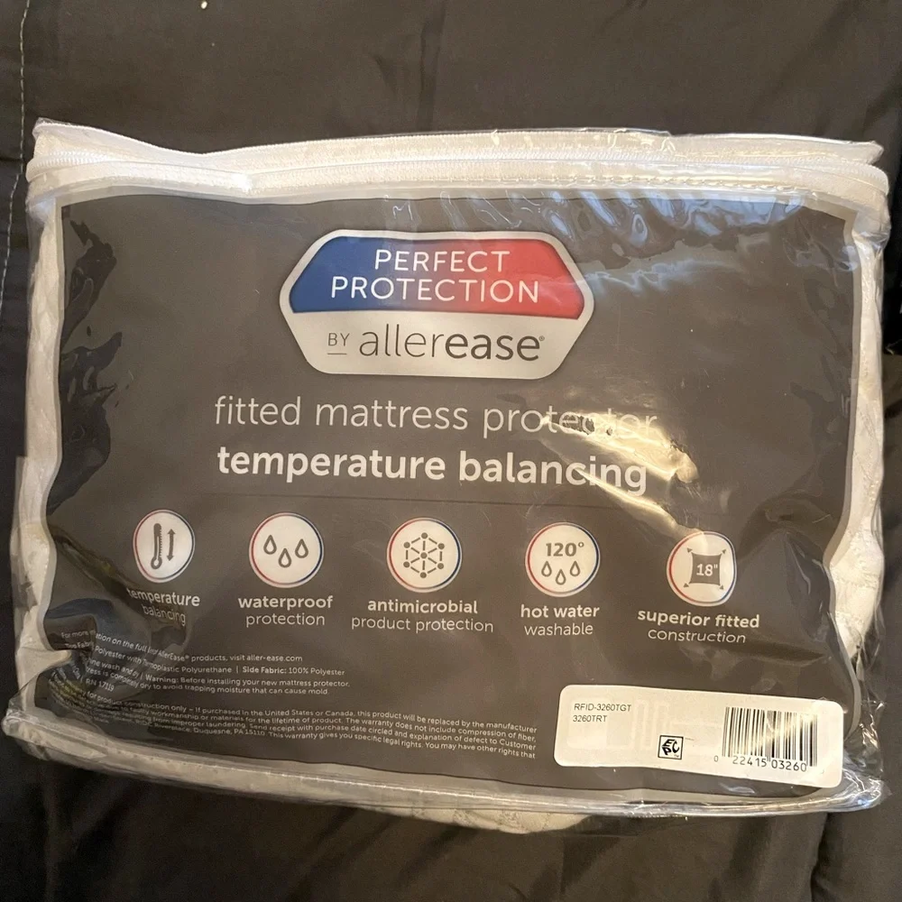 Brand New fitted mattress cover with temperature technology